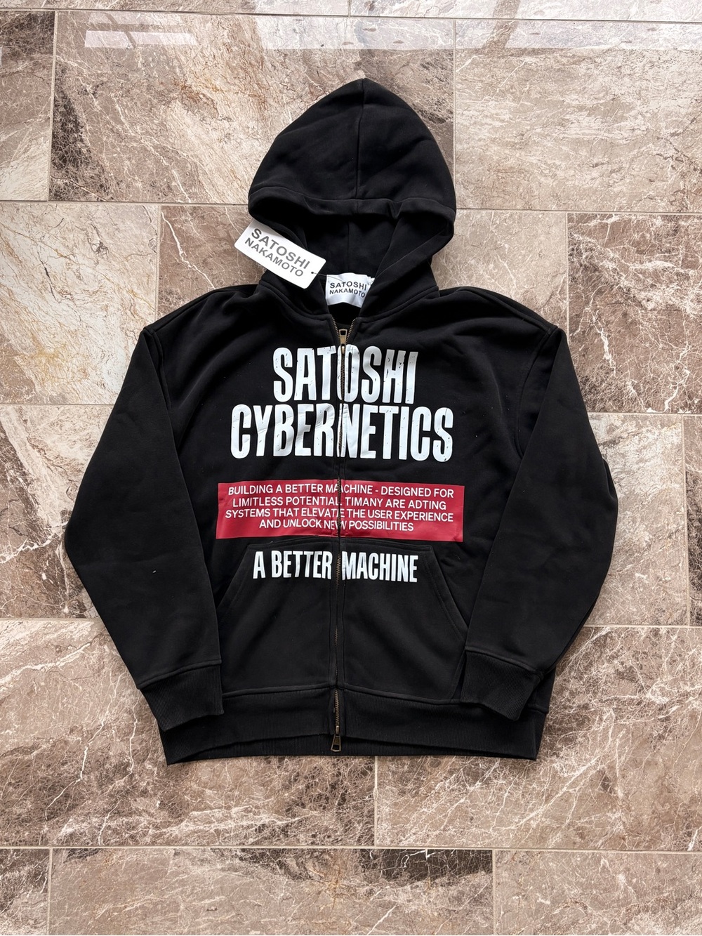 Satoshi Nakamoto zip up